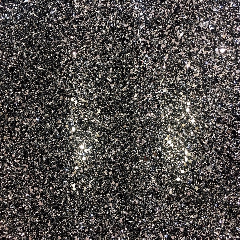 Glitter Jazz Fabric Black and Silver